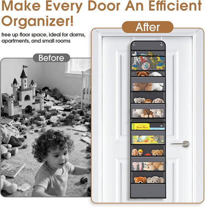 Over The Door Organizer Storage behind Door Hanging Organizer for Nursery