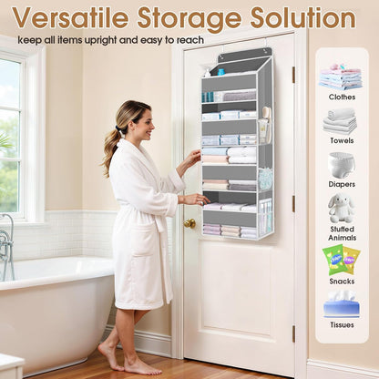 Over The Door Organizer Storage behind Door Hanging Organizer for Nursery