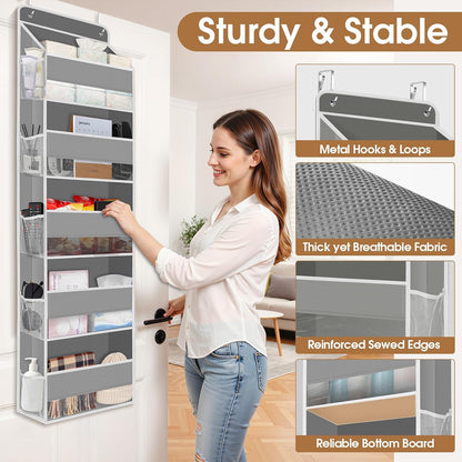 Over The Door Organizer Storage behind Door Hanging Organizer for Nursery
