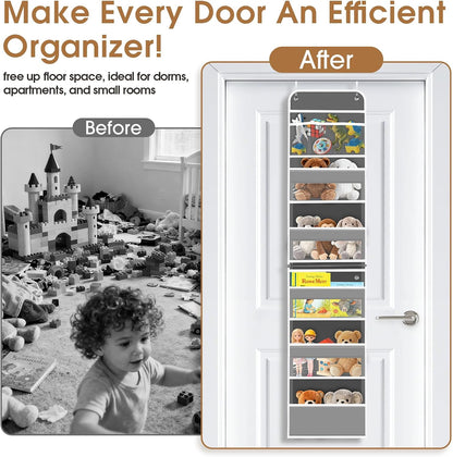 Over The Door Organizer Storage behind Door Hanging Organizer for Nursery