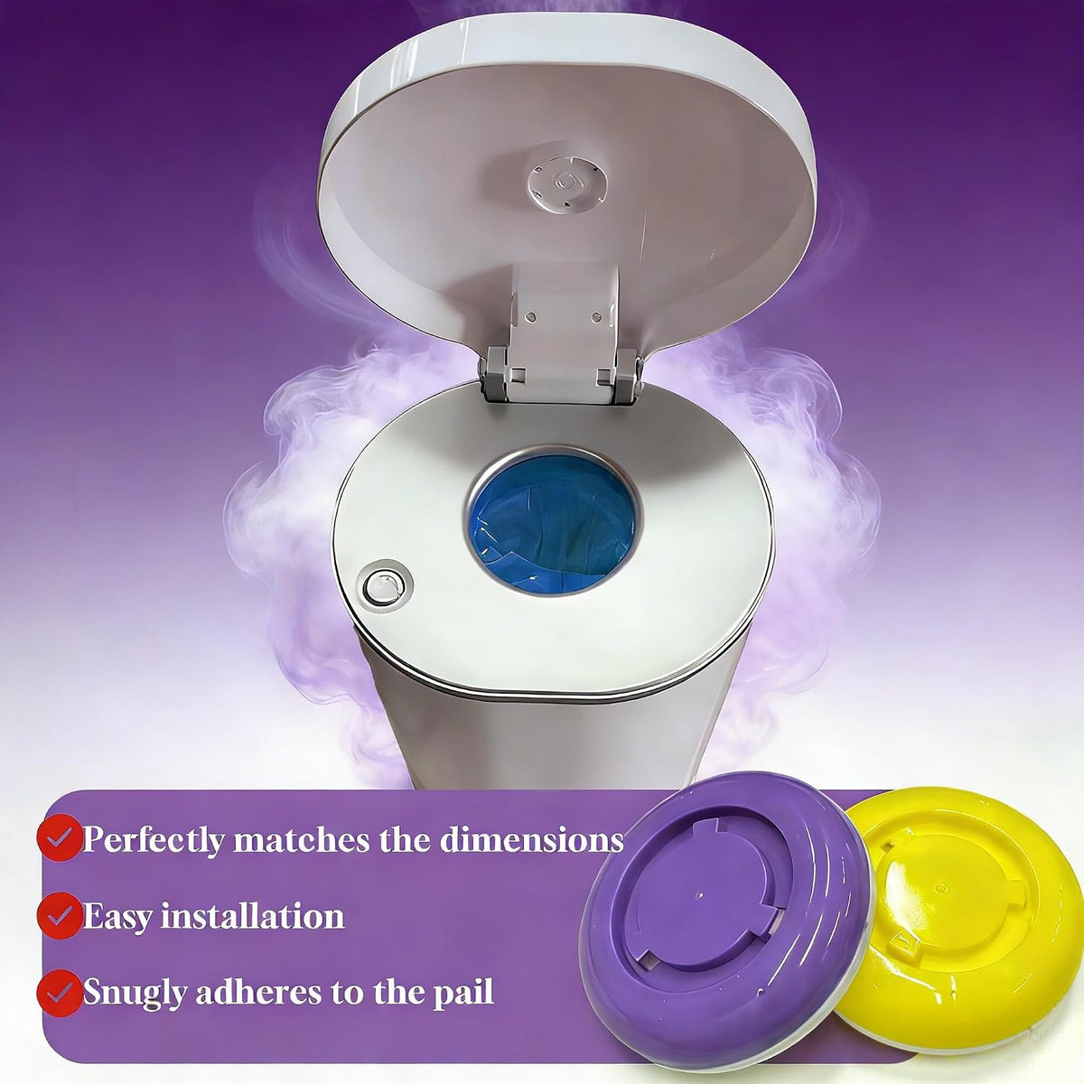 Natural Baking Soda Cartridge for Diaper Pail, Lavender Scented