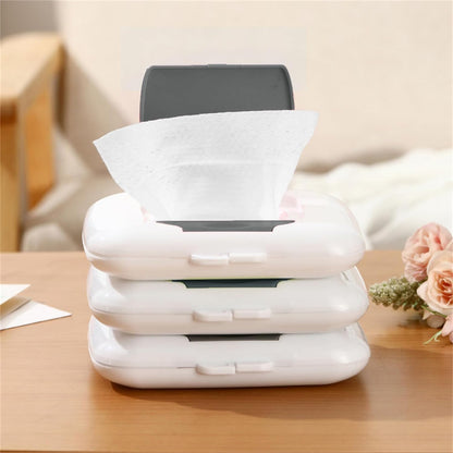 Gray Travel Wipe Holder, Wipes Dispenser, Travel Wipes Case, Reusable Wet Wipe Container Box Strollers Hanging Dispensers Refillable Wipe Case Safe Wet Storage Wipe Holders Wipes and Holders