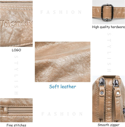Purses for Women Soft PU Leather Shoulder Bag Ladies Crossbody Purse and handbags Lightweight Pocketbook