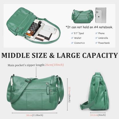 Purses for Women Soft PU Leather Shoulder Bag Ladies Crossbody Purse and handbags Lightweight Pocketbook