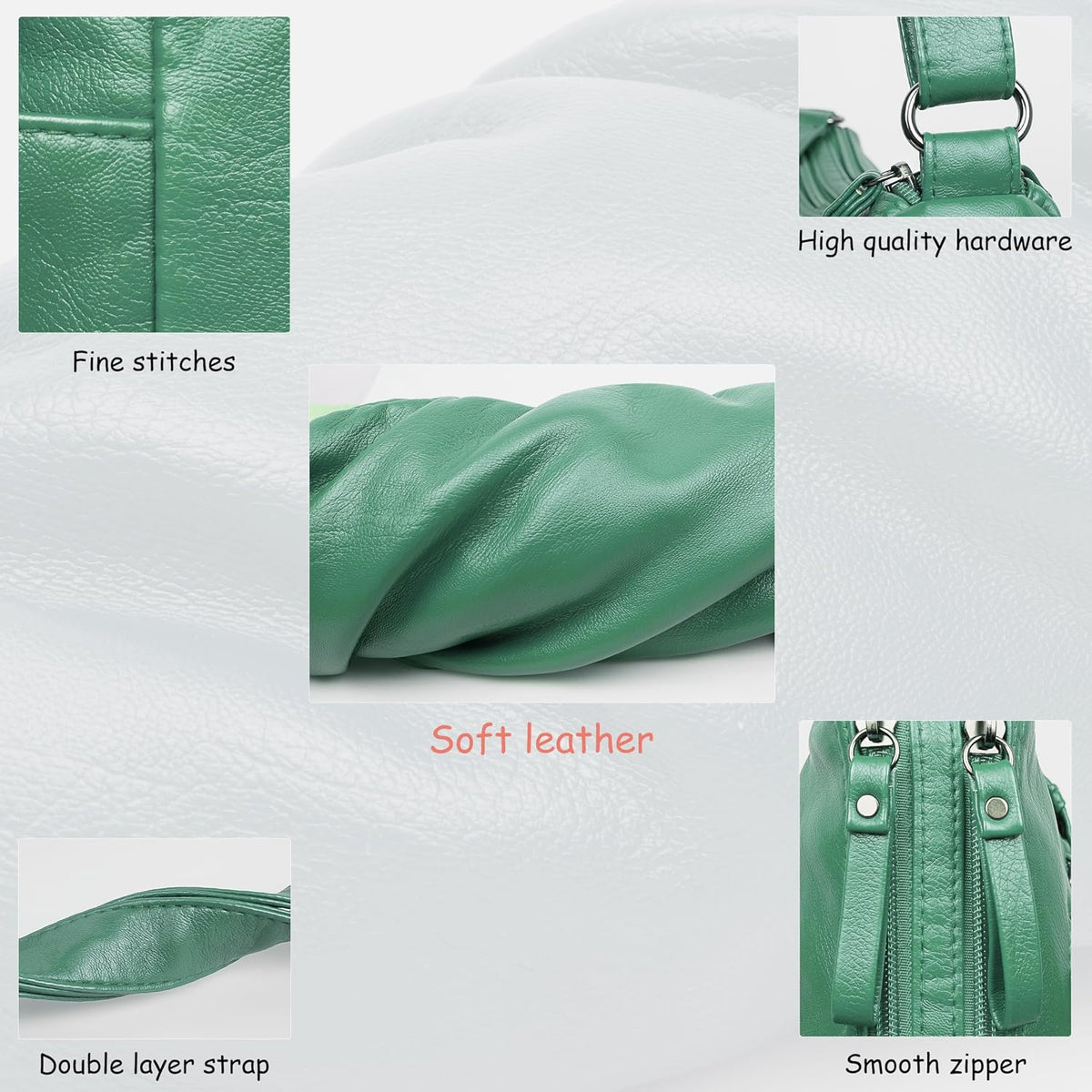 Purses for Women Soft PU Leather Shoulder Bag Ladies Crossbody Purse and handbags Lightweight Pocketbook