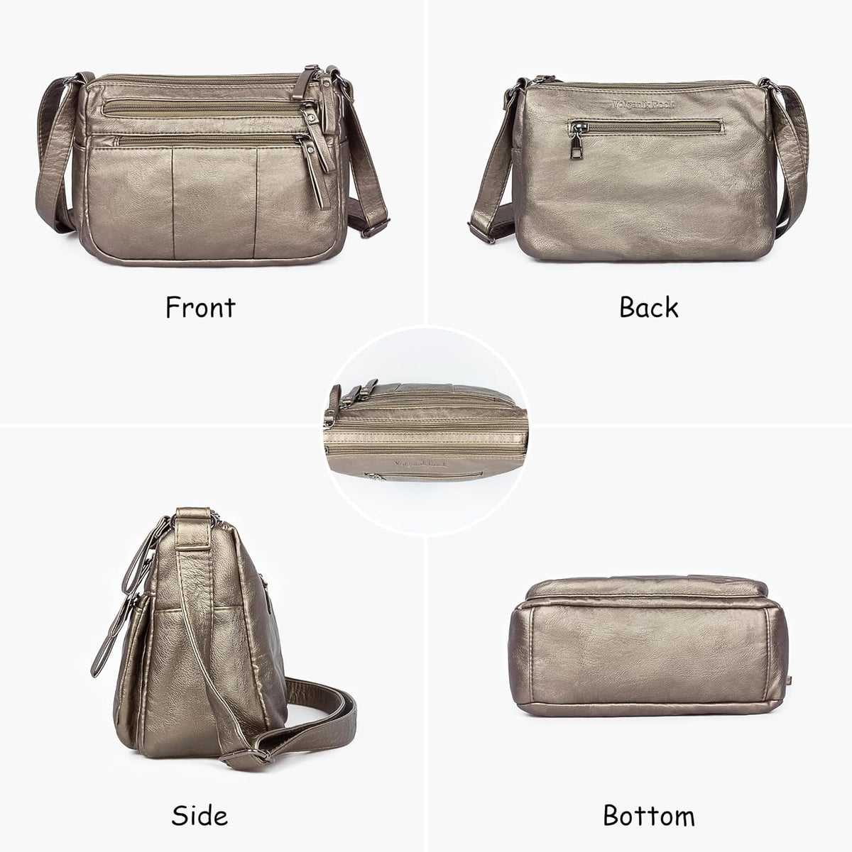 Purses for Women Soft PU Leather Shoulder Bag Ladies Crossbody Purse and handbags Lightweight Pocketbook