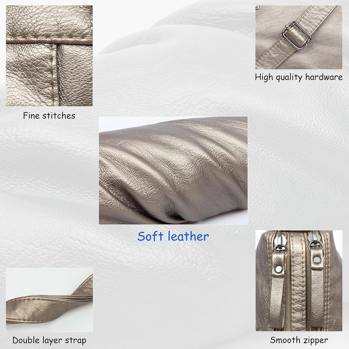 Purses for Women Soft PU Leather Shoulder Bag Ladies Crossbody Purse and handbags Lightweight Pocketbook