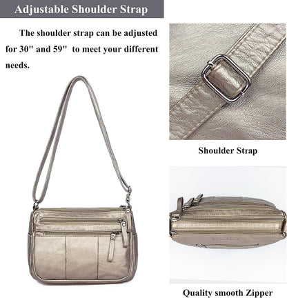 Purses for Women Soft PU Leather Shoulder Bag Ladies Crossbody Purse and handbags Lightweight Pocketbook