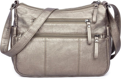 Purses for Women Soft PU Leather Shoulder Bag Ladies Crossbody Purse and handbags Lightweight Pocketbook
