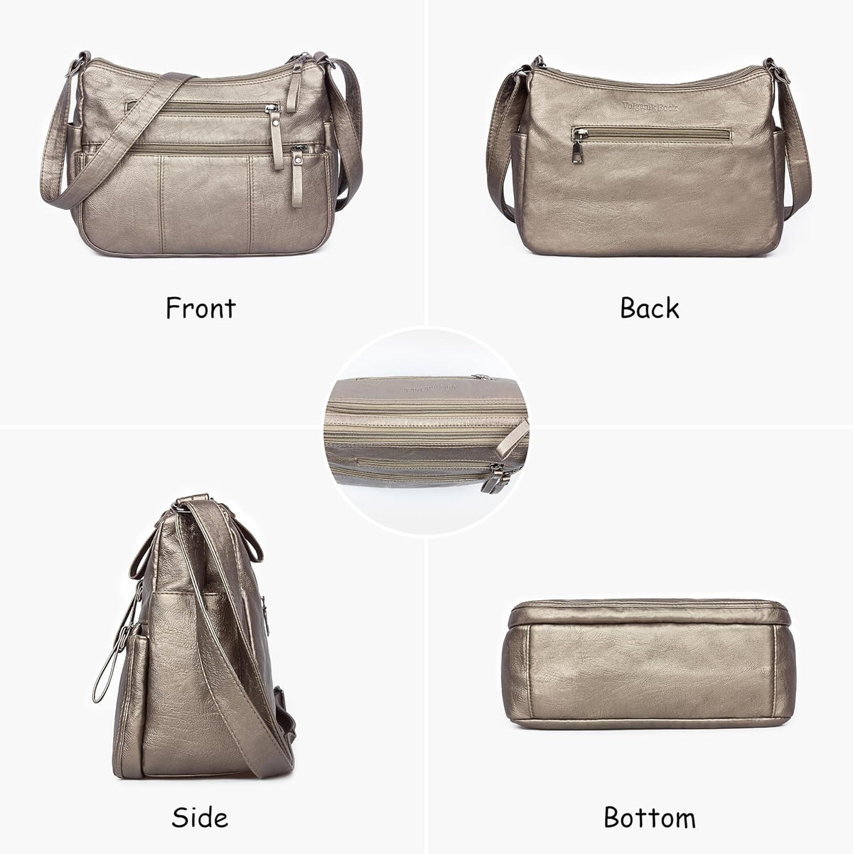 Purses for Women Soft PU Leather Shoulder Bag Ladies Crossbody Purse and handbags Lightweight Pocketbook