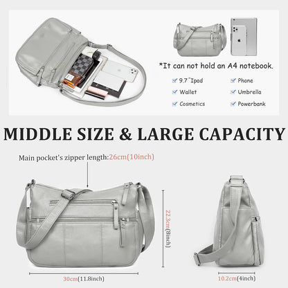 Purses for Women Soft PU Leather Shoulder Bag Ladies Crossbody Purse and handbags Lightweight Pocketbook