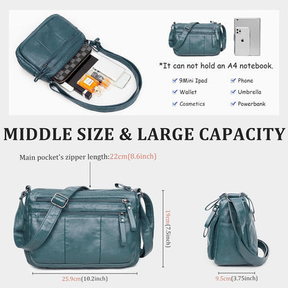 Purses for Women Soft PU Leather Shoulder Bag Ladies Crossbody Purse and handbags Lightweight Pocketbook