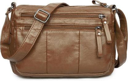 Purses for Women Soft PU Leather Shoulder Bag Ladies Crossbody Purse and handbags Lightweight Pocketbook