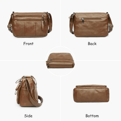 Purses for Women Soft PU Leather Shoulder Bag Ladies Crossbody Purse and handbags Lightweight Pocketbook