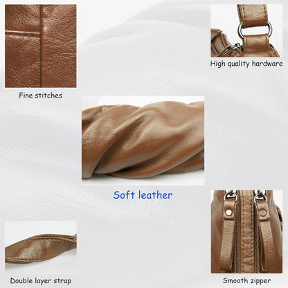 Purses for Women Soft PU Leather Shoulder Bag Ladies Crossbody Purse and handbags Lightweight Pocketbook