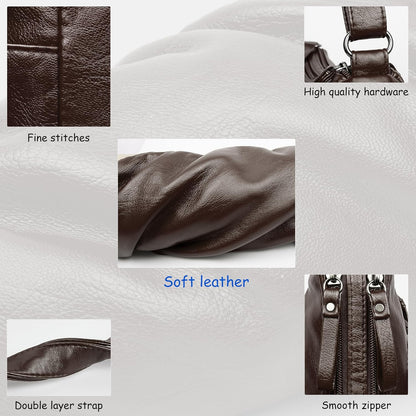 Purses for Women Soft PU Leather Shoulder Bag Ladies Crossbody Purse and handbags Lightweight Pocketbook