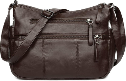 Purses for Women Soft PU Leather Shoulder Bag Ladies Crossbody Purse and handbags Lightweight Pocketbook
