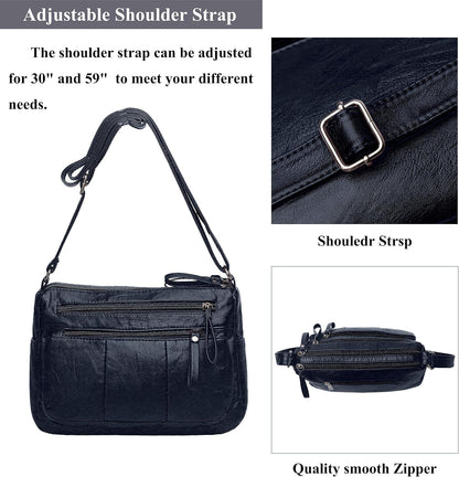 Purses for Women Soft PU Leather Shoulder Bag Ladies Crossbody Purse and handbags Lightweight Pocketbook
