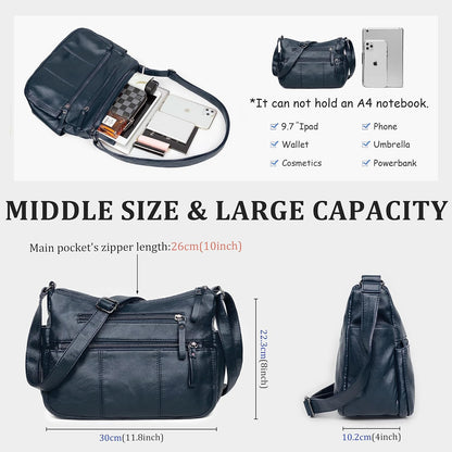 Purses for Women Soft PU Leather Shoulder Bag Ladies Crossbody Purse and handbags Lightweight Pocketbook