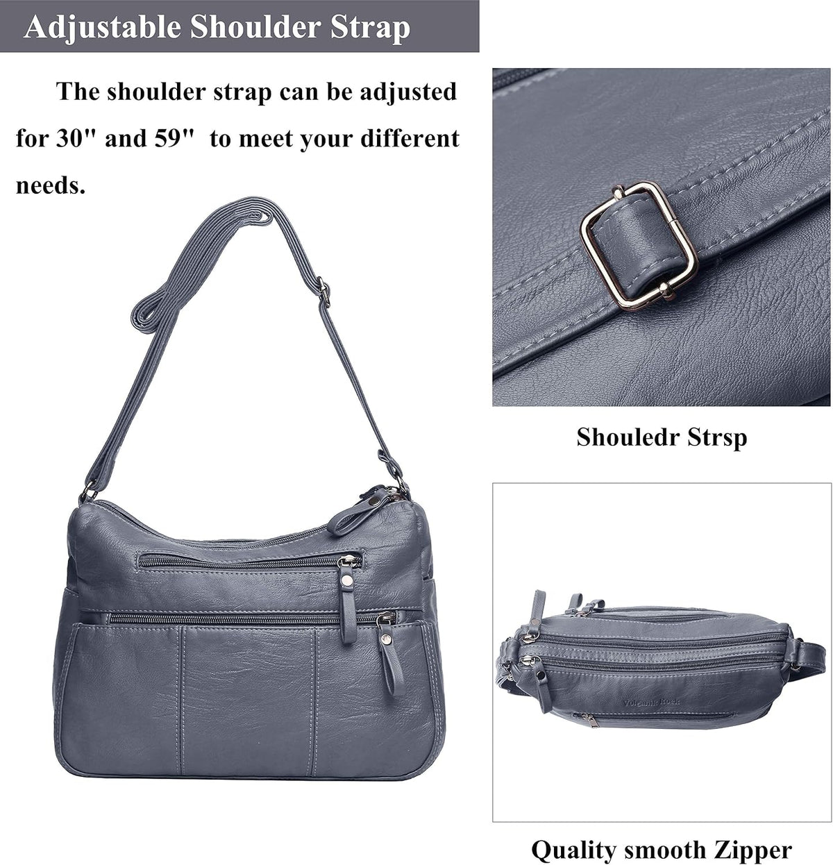 Purses for Women Soft PU Leather Shoulder Bag Ladies Crossbody Purse and handbags Lightweight Pocketbook