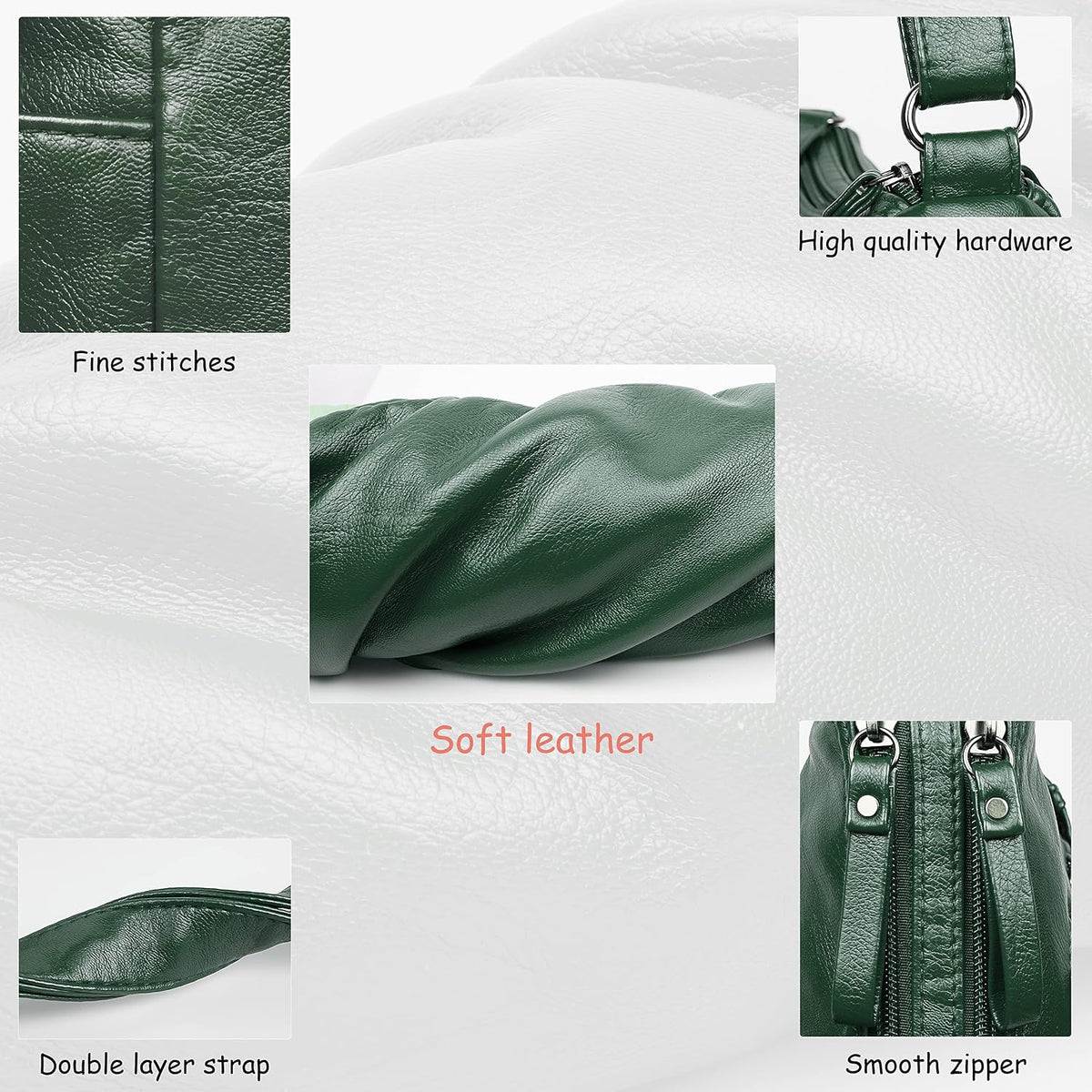 Purses for Women Soft PU Leather Shoulder Bag Ladies Crossbody Purse and handbags Lightweight Pocketbook