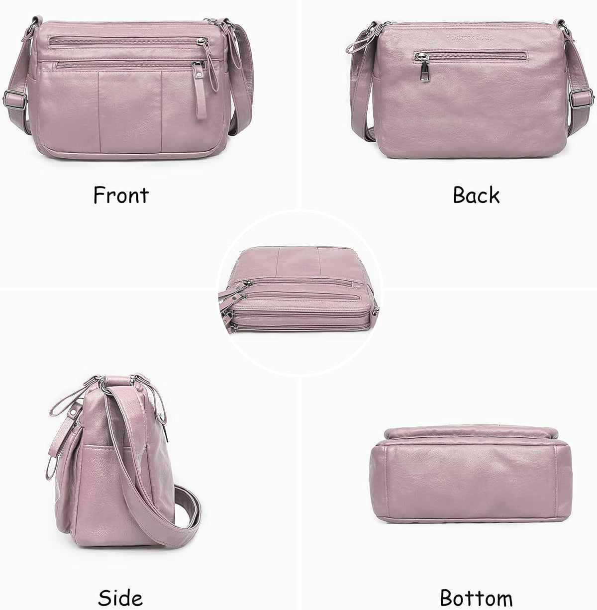 Purses for Women Soft PU Leather Shoulder Bag Ladies Crossbody Purse and handbags Lightweight Pocketbook
