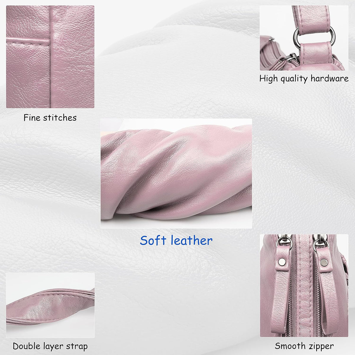 Purses for Women Soft PU Leather Shoulder Bag Ladies Crossbody Purse and handbags Lightweight Pocketbook