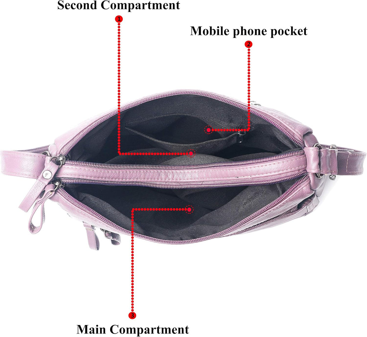 Purses for Women Soft PU Leather Shoulder Bag Ladies Crossbody Purse and handbags Lightweight Pocketbook