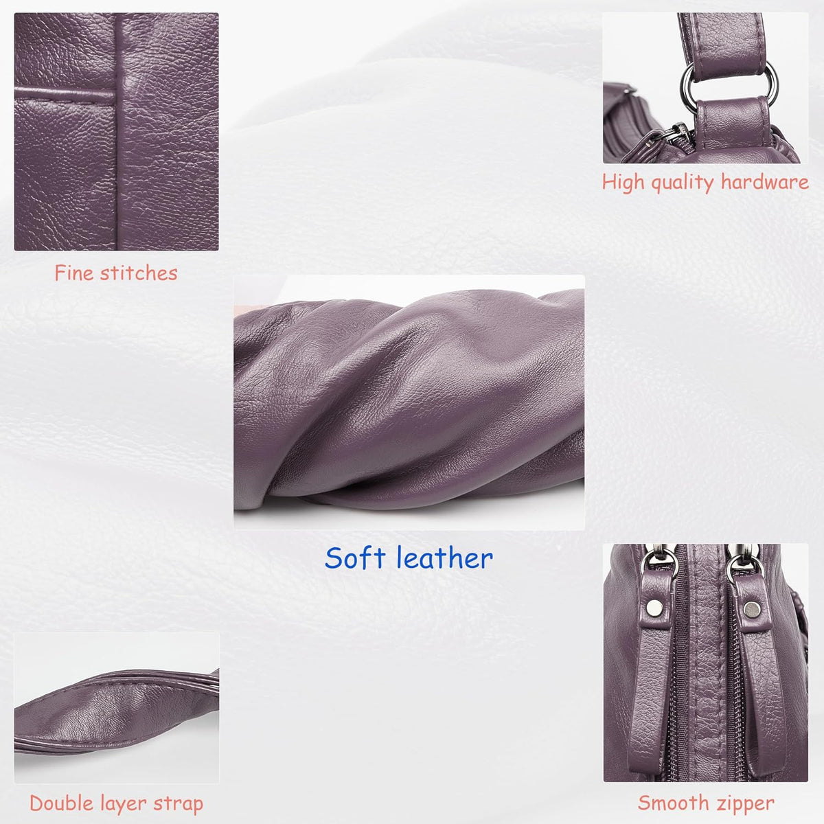 Purses for Women Soft PU Leather Shoulder Bag Ladies Crossbody Purse and handbags Lightweight Pocketbook