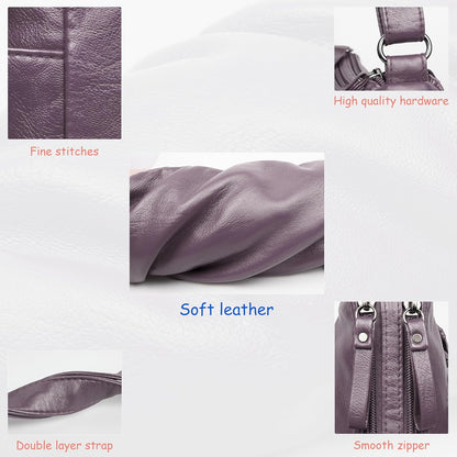 Purses for Women Soft PU Leather Shoulder Bag Ladies Crossbody Purse and handbags Lightweight Pocketbook