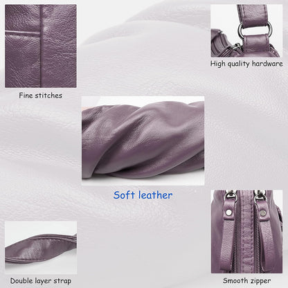 Purses for Women Soft PU Leather Shoulder Bag Ladies Crossbody Purse and handbags Lightweight Pocketbook