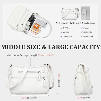 Purses for Women Soft PU Leather Shoulder Bag Ladies Crossbody Purse and handbags Lightweight Pocketbook