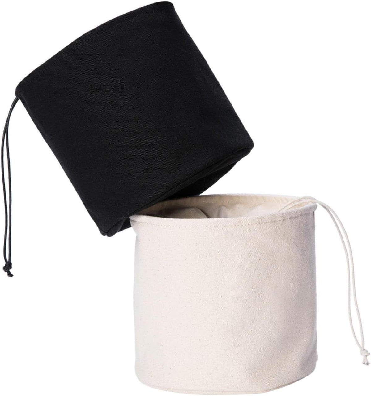 Tall Purse Organizer Insert Womens Canvas Round Handbag Organizer Storage,Handbag Purse Organizer Round Cosmetic Pouch Bag Bucket Makeup Bag