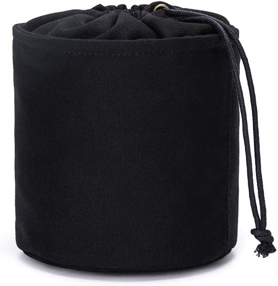 Tall Purse Organizer Insert Womens Canvas Round Handbag Organizer Storage,Handbag Purse Organizer Round Cosmetic Pouch Bag Bucket Makeup Bag