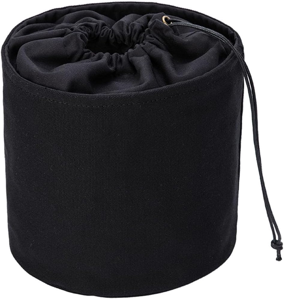 Tall Purse Organizer Insert Womens Canvas Round Handbag Organizer Storage,Handbag Purse Organizer Round Cosmetic Pouch Bag Bucket Makeup Bag