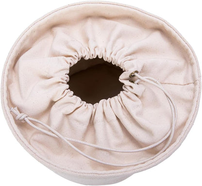 Tall Purse Organizer Insert Womens Canvas Round Handbag Organizer Storage,Handbag Purse Organizer Round Cosmetic Pouch Bag Bucket Makeup Bag
