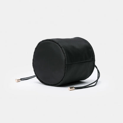 Tall Purse Organizer Insert Womens Canvas Round Handbag Organizer Storage,Handbag Purse Organizer Round Cosmetic Pouch Bag Bucket Makeup Bag
