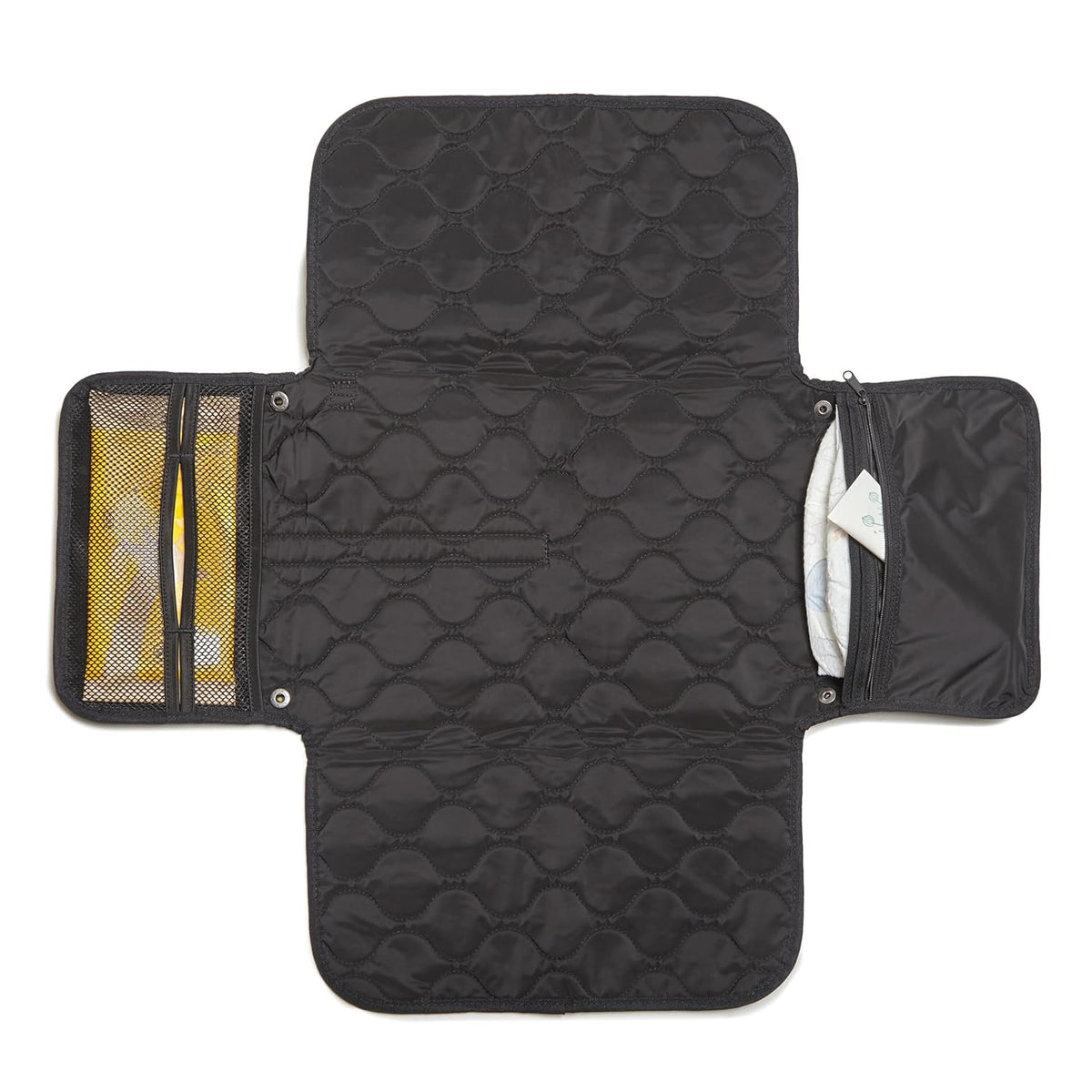 Biz – Quilted Portable Baby Diaper Changing Pad, Black