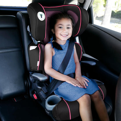Protect 2-in-1 Folding Belt-Positioning Booster Seat, Grey Tech