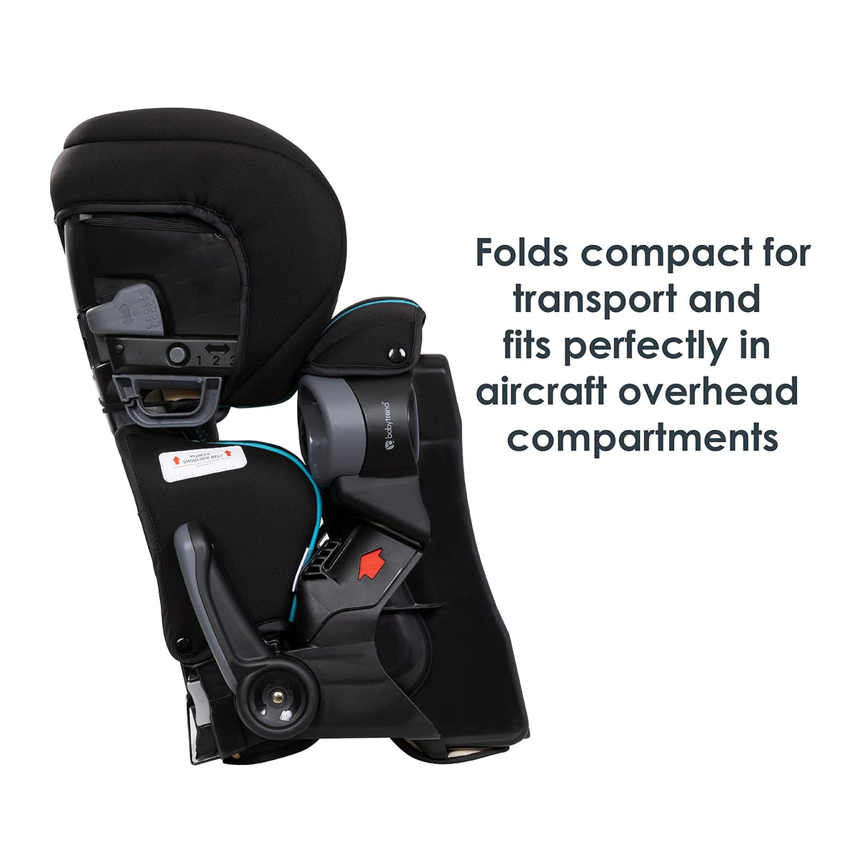 Protect 2-in-1 Folding Belt-Positioning Booster Seat, Grey Tech