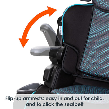 Protect 2-in-1 Folding Belt-Positioning Booster Seat, Grey Tech