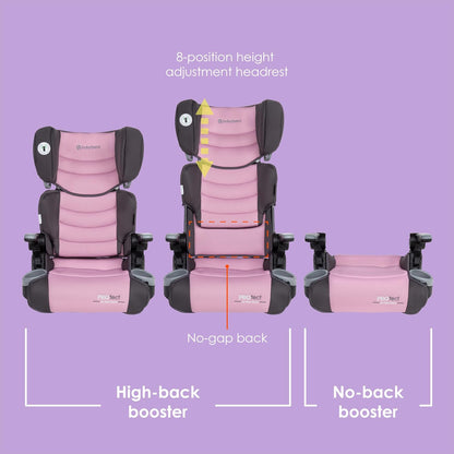 Protect 2-in-1 Folding Belt-Positioning Booster Seat, Grey Tech