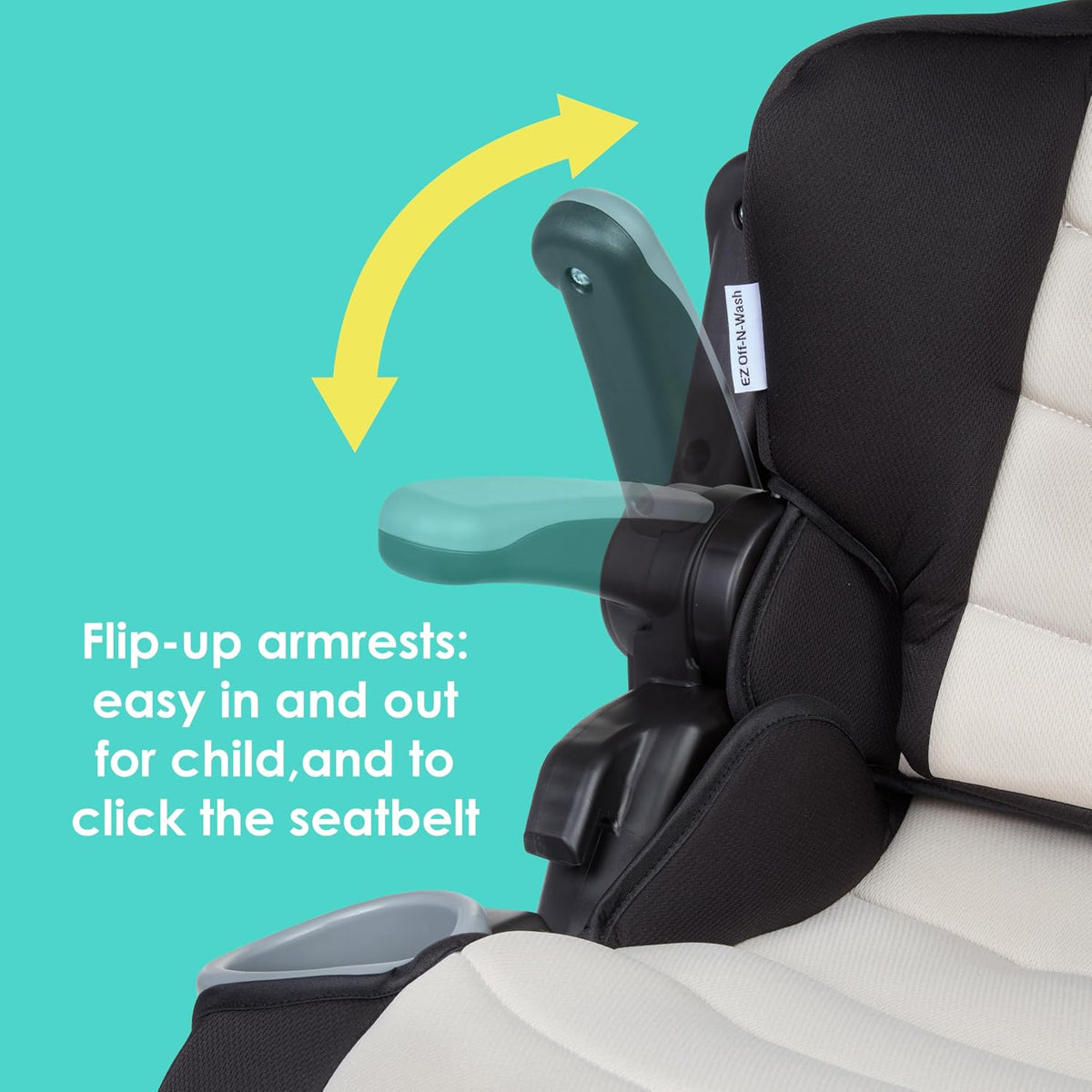 Protect 2-in-1 Folding Belt-Positioning Booster Seat, Grey Tech