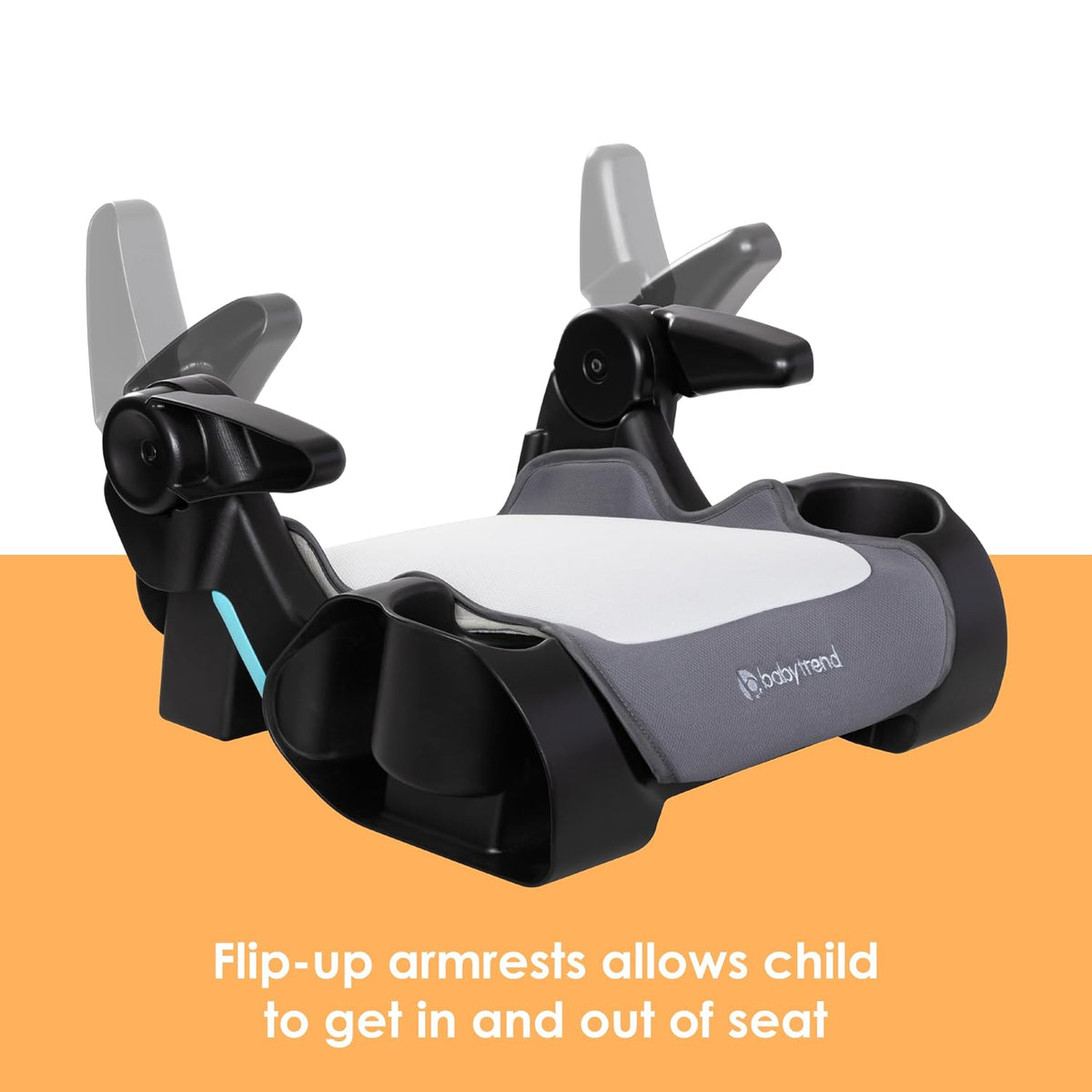 Protect 2-in-1 Folding Belt-Positioning Booster Seat, Grey Tech
