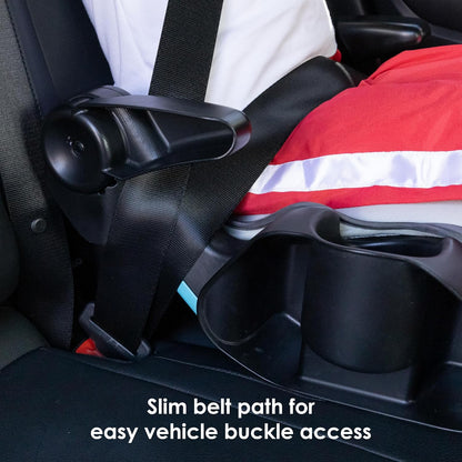Protect 2-in-1 Folding Belt-Positioning Booster Seat, Grey Tech