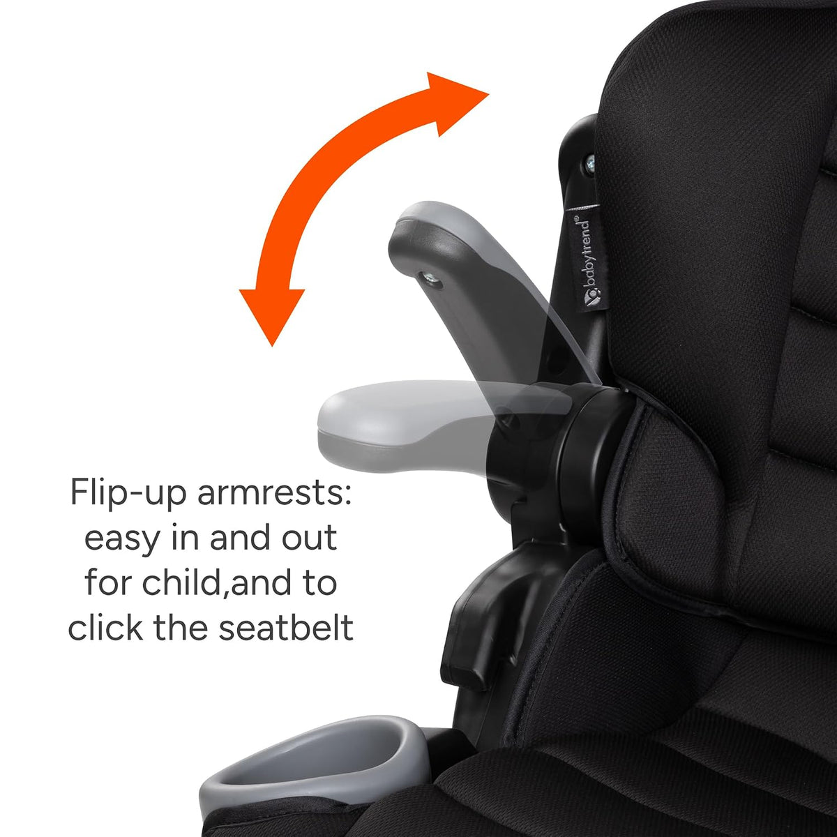 Protect 2-in-1 Folding Belt-Positioning Booster Seat, Grey Tech