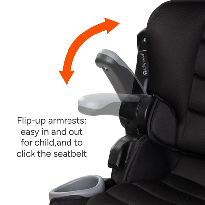 Protect 2-in-1 Folding Belt-Positioning Booster Seat, Grey Tech