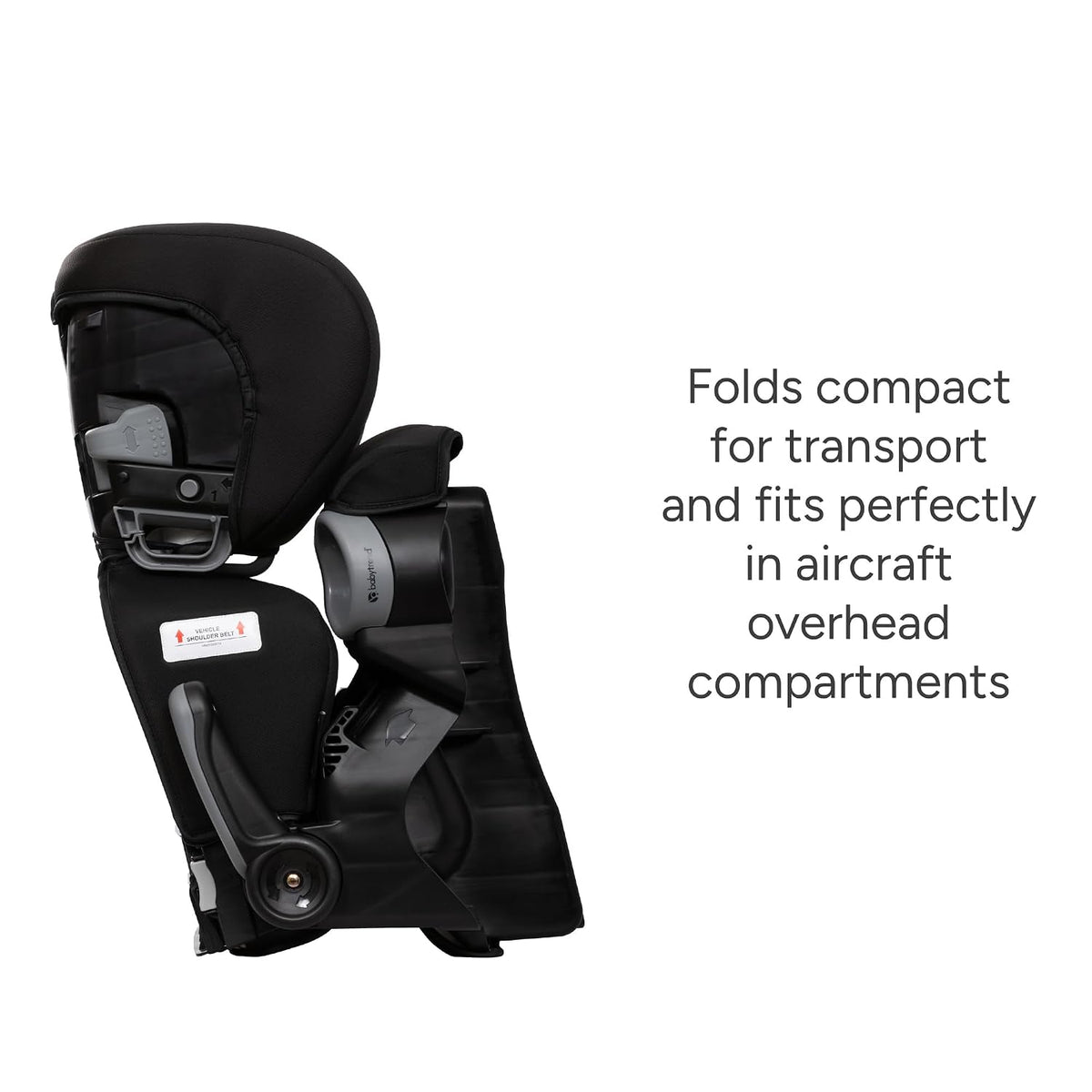 Protect 2-in-1 Folding Belt-Positioning Booster Seat, Grey Tech