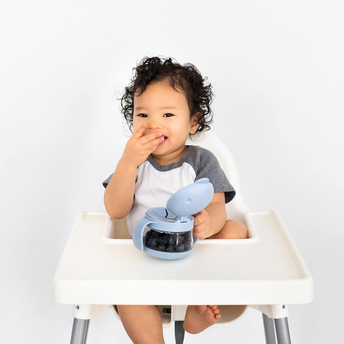 Tweat Snack Container for Kids & Toddlers, Blush Pink