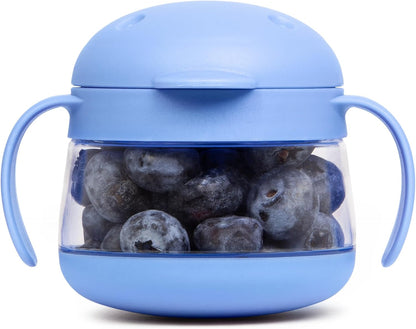 Tweat Snack Container for Kids & Toddlers, Blush Pink